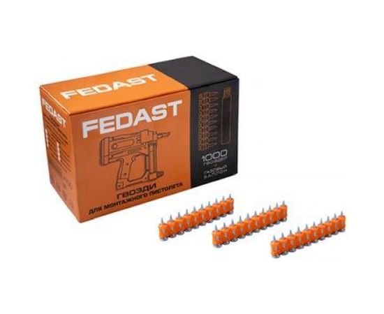 Гвозди для монтажного пистолета с кованым наконечником Fedast Bullet point, 3.0х32 мм, 1000 шт. fd3032mgbp 