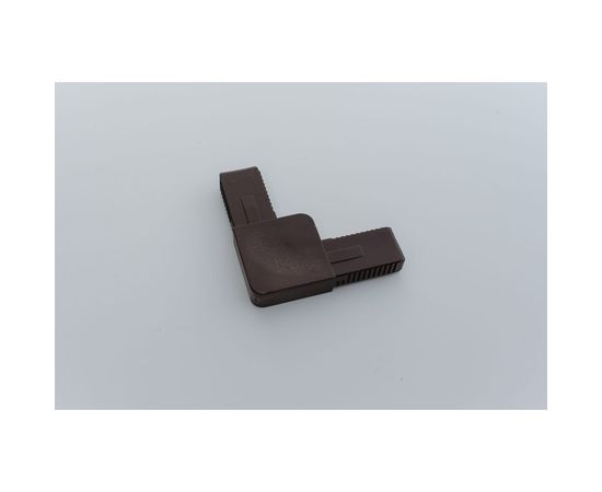 Литой ПВХ уголок для москитной сетки KOMFORT Москитные системы коричневый Комплект 4 шт ПУ00613 