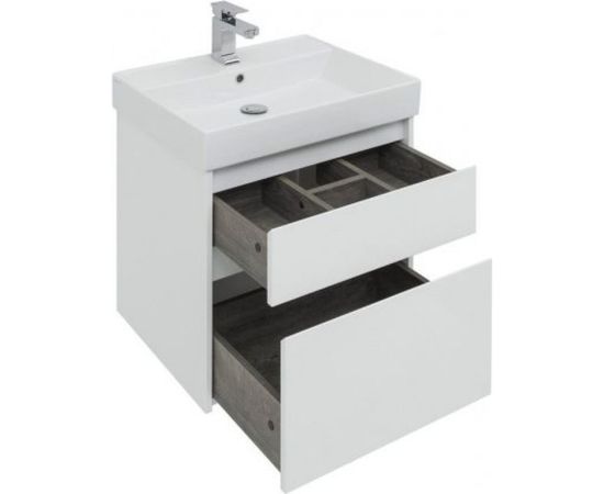 Тумба Aquanet Nova Lite 60 2 ящика, цвет белый глянец 00242575 – изображение 2