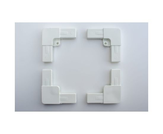 Литой ПВХ уголок для москитной сетки KOMFORT Москитные системы белый Комплект 4 шт ПУ00612 – изображение 2