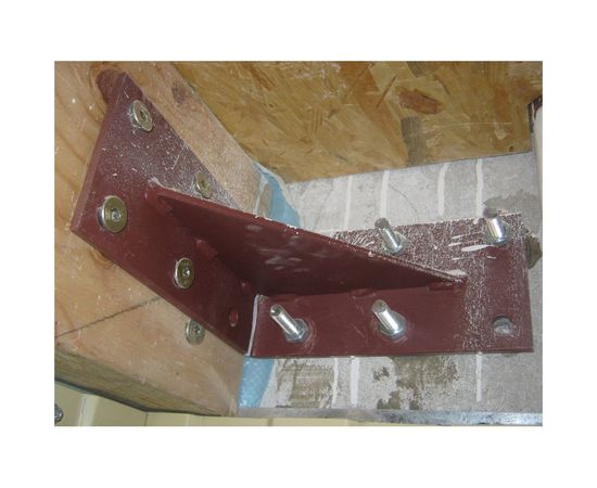 Уголок LUCKY Guy 200x200x100x6,0мм с ребром жесткости, покр. грунт ГФ-0 600 02 200200 100 1LG – изображение 2