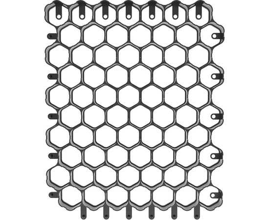 Газонная решетка Gidrolica 530х430х35 мм, пластиковая, черная 610 – изображение 2