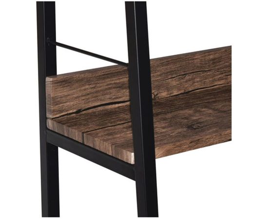 Стеллаж на металлокаркасе BRABIX LOFT SH-003 600х350х1500 мм, 5 полок, цвет морёный дуб 641234 – изображение 4