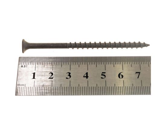 Оксидированный саморез гипсокартон/дерево КрепСтройГрупп 4,2х75, 1 кг 145281 – изображение 5