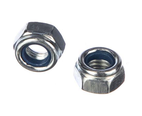 Самоконтрящаяся гайка DIN 985 оцинкованная М6, 200шт - коробка Tech-Krep 105253 