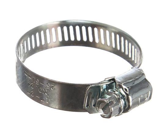 Обжимной просечной хомут FIT DIY сталь 12.7 мм 2", 32-51 мм 64258 