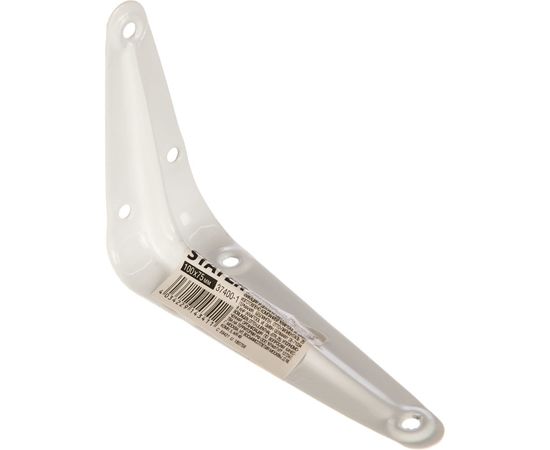 Уголок-кронштейн STAYER MASTER 100х75 мм, белый 37400-1 