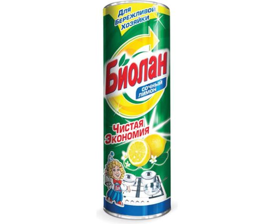 Чистящее средство БИОЛАН 400 г Сочный лимон порошок 31-6 601650 