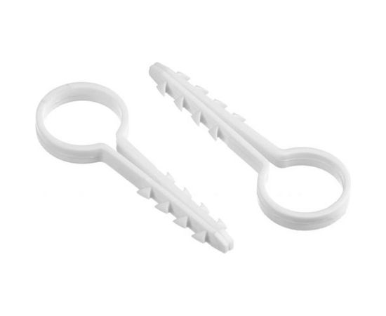 Дюбель-хомут DM PLAST 16 для круглого кабеля, белый, 100 шт dx16dm 
