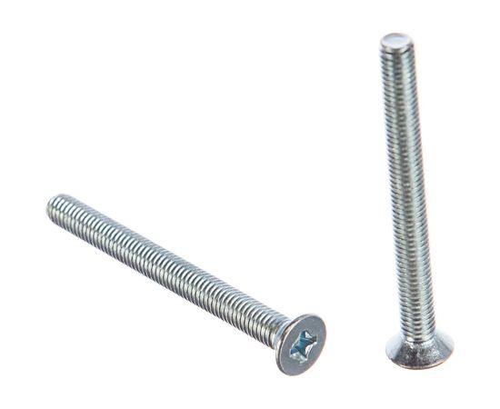 Винт Tech-Krep DIN965 с потайной головкой, оцинкованный М5х50 8 шт - пакет 102997 