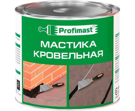 Кровельная мастика Profimast 2 л / 1,8 кг 4607952900592 