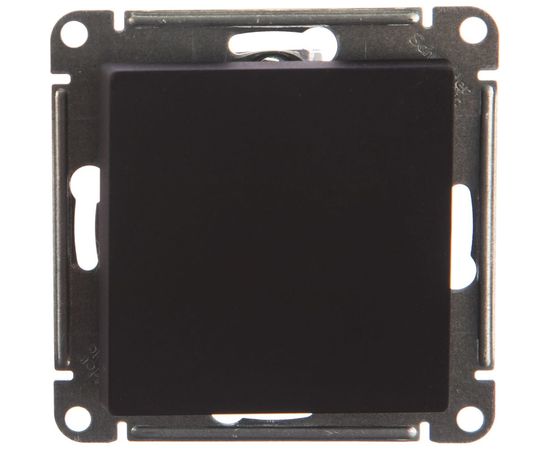 Переключатель Schneider Electric ATLASDESIGN, 1-клавишный, сх6, 10АХ, механизм, карбон, ATN001061 