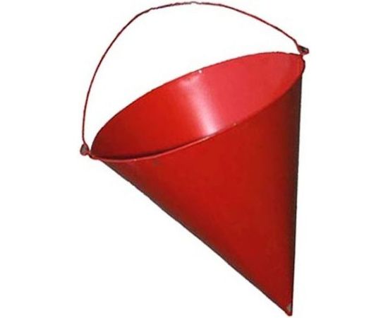 Конусное пожарное металлическое ведро, красное СПЕЦ ОГН-ВЕД001 