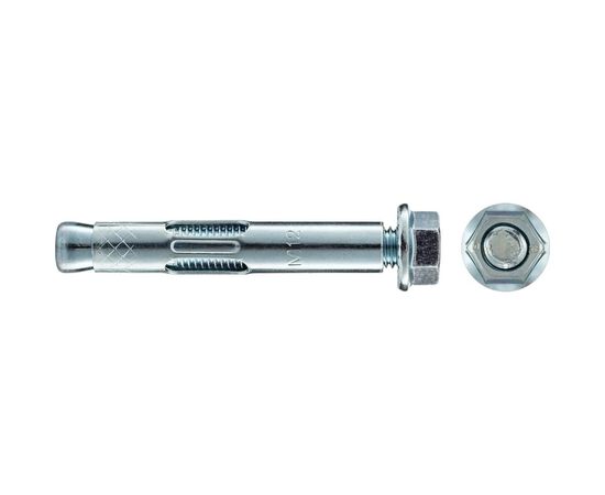 Анкерный болт с гайкой Tecfi AW ZN 12x75, 15 шт. 147618 