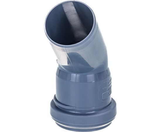 Канализационный отвод RTP 40 мм, 45 градусов, серый 16740 