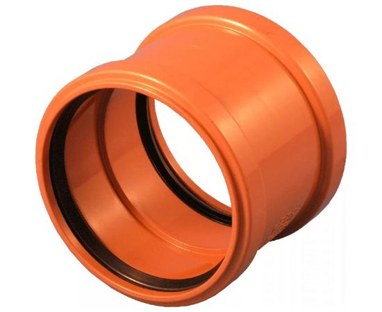 Двойна муфта для канализации Flextron наружная 110 SVK-KN20100 