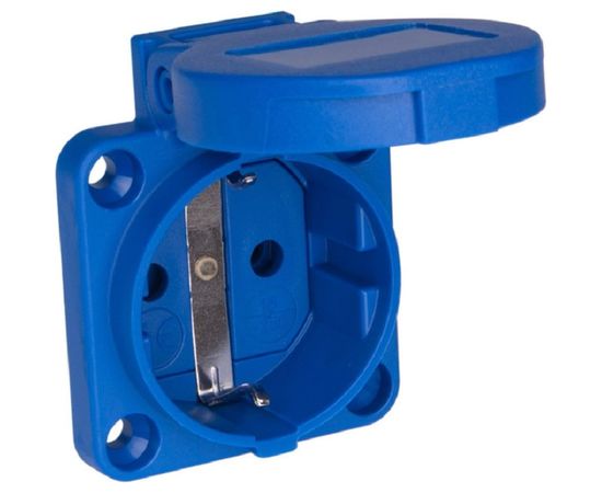 Встраиваемая розетка PCE самозажимные контакты 16A 220V 2P+E IP54 109-0b 