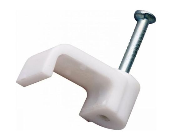 Плоский крепеж кабеля REXANT 5x2 мм, белый 50 шт 07-4205 