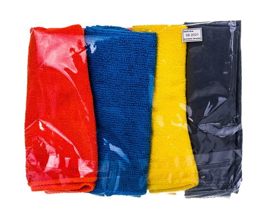 Набор салфеток из микрофибры (рулончики, 4 шт, 30х30 см) Airline AB-V-03 