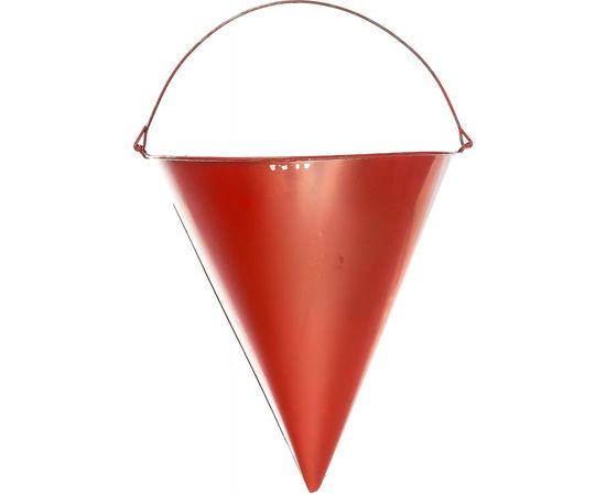 Конусное пожарное металлическое ведро, красное СПЕЦ ОГН-ВЕД001 – изображение 2