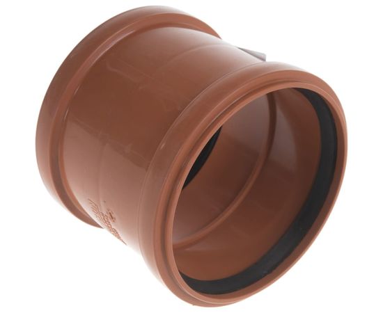 Двойна муфта для канализации Flextron наружная 110 SVK-KN20100 – изображение 2