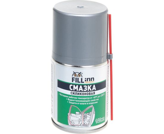 Смазка силиконовая, 140 мл, аэрозоль FL117 Fill Inn 71117 – изображение 3