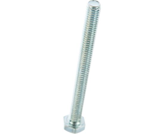 Болт DIN 933 с шестигранной головкой, оцинкованный М6х60, 30шт - коробка Tech-Krep 105206 – изображение 2