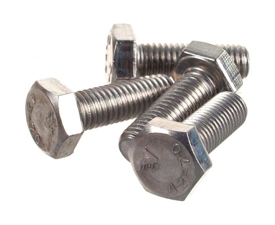 Болт Tech-Krep DIN933 10х30 ш.г. полн.рез. нерж.ст. А2, 4 шт. 141704 – изображение 2