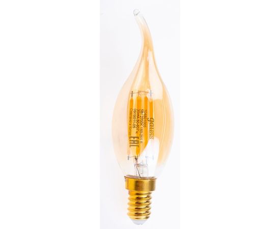 Лампа LED Candle tailed Golden E14 5W 2700K Gauss Filament 104801005 – изображение 2