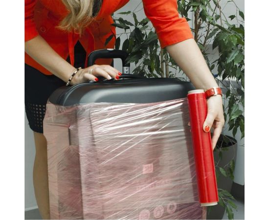 Пленка Paterra багажная 30 см х 70 м 12 мкм рулон в пленке с подвесом 409-071 – изображение 2