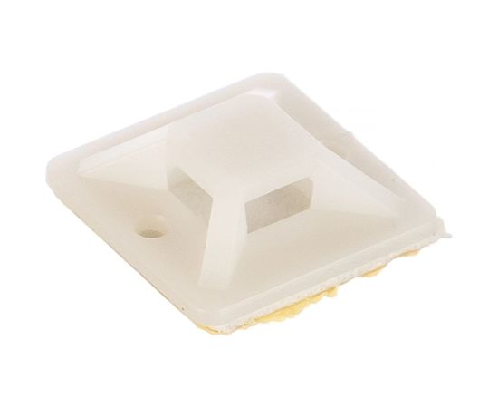 Самоклеющаяся площадка STEKKER WMCL2020 20х20 мм, под хомуты, белый 32931 – изображение 3