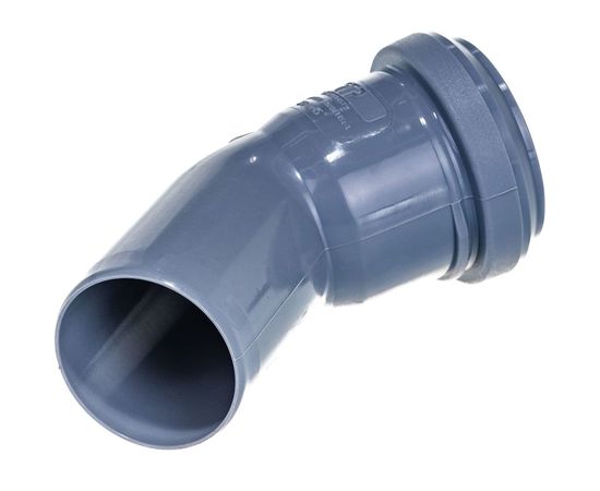 Канализационный отвод RTP 40 мм, 45 градусов, серый 16740 – изображение 2