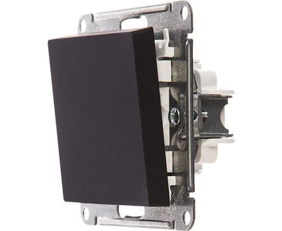 Переключатель Schneider Electric ATLASDESIGN, 1-клавишный, сх6, 10АХ, механизм, карбон, ATN001061 – изображение 3