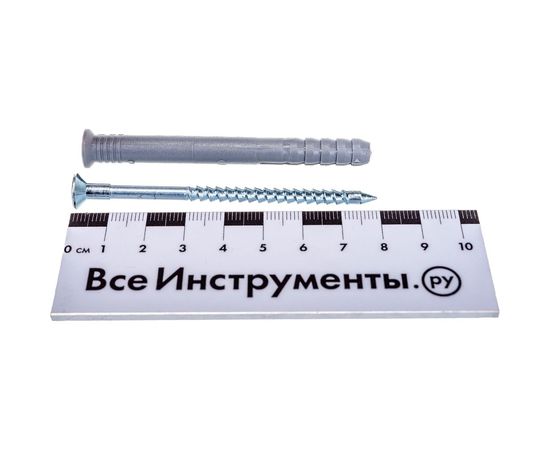 Дюбель-гвоздь Tech-Krep 8х80 потайная манжета, полипропилен 10 шт - пакет 103905 – изображение 2