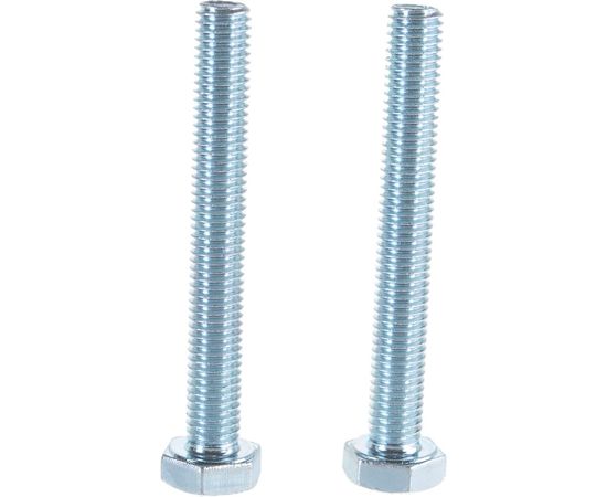 Болт DIN 933 с шестигранной головкой, оцинкованный М10х80, 12шт - коробка Tech-Krep 126522 – изображение 4