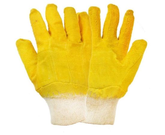 Перчатки с нитриловым покрытием Fort Лайт, желтые, арт. 0516, 501140305 – изображение 2