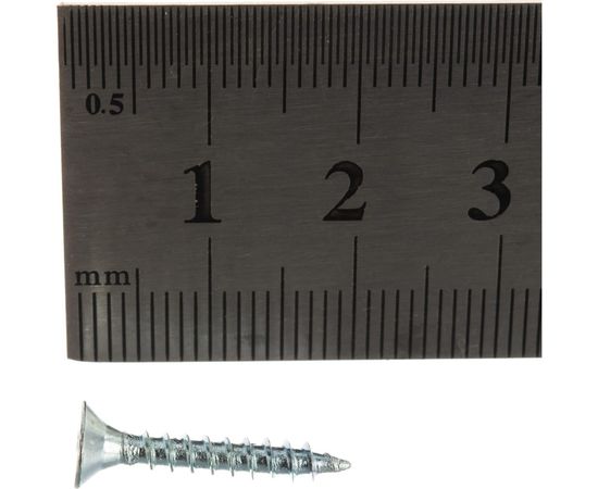 Саморез Tech-Krep ШУц 3,0х20 потайная головка 30 шт, пакет 102410 – изображение 3