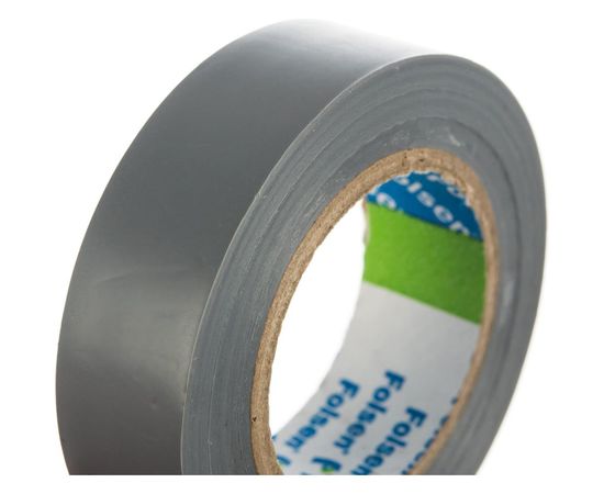 Изоляционная лента Folsen 15ммx10м серая 011506 – изображение 4