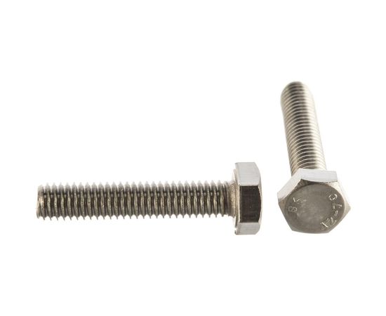 Болт Tech-Krep DIN933 6х30 ш.г. полн. рез. нерж.ст. А2, 5 шт. 141690 – изображение 4