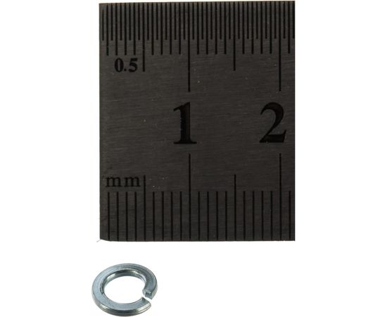 Пружинная оцинкованная шайба DIN127b М4 15шт - пакет Tech-Krep 112262 – изображение 4