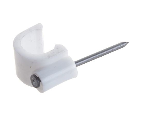 Скоба для кабеля, круглая А 8мм, 50шт - пакет Tech-Krep 103649 – изображение 4