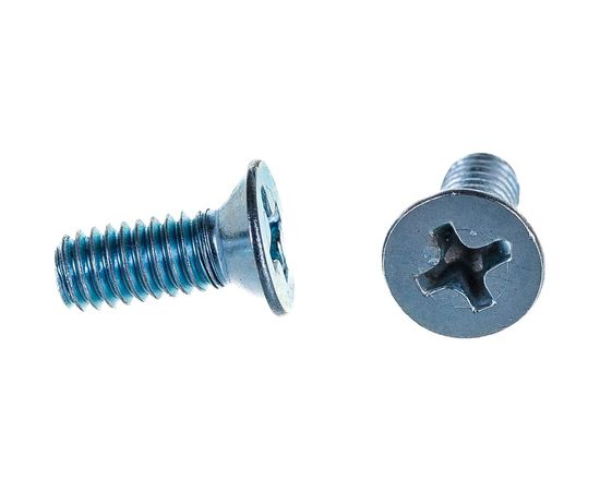 Винт Tech-Krep DIN965 с потайной головкой, оцинкованный М4х10 10 шт - пакет 102988 – изображение 5