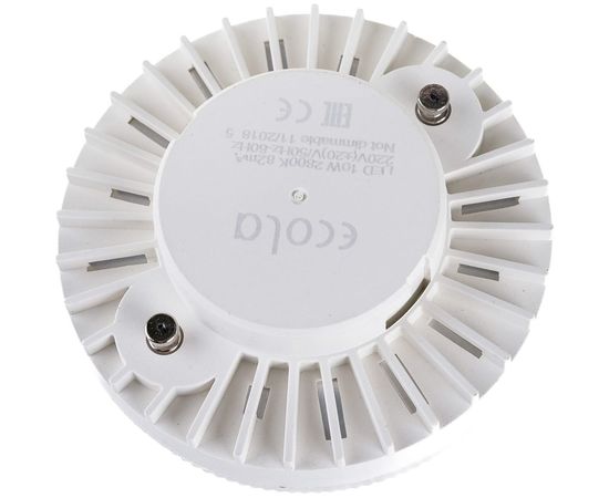 Светодиодная лампа Ecola GX53 LED 10,0W Tablet 220V 2800K матовое стекло /композит/ 27x75 T5QW10ELC – изображение 2
