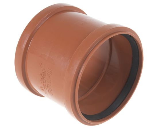 Двойна муфта для канализации Flextron наружная 110 SVK-KN20100 – изображение 5