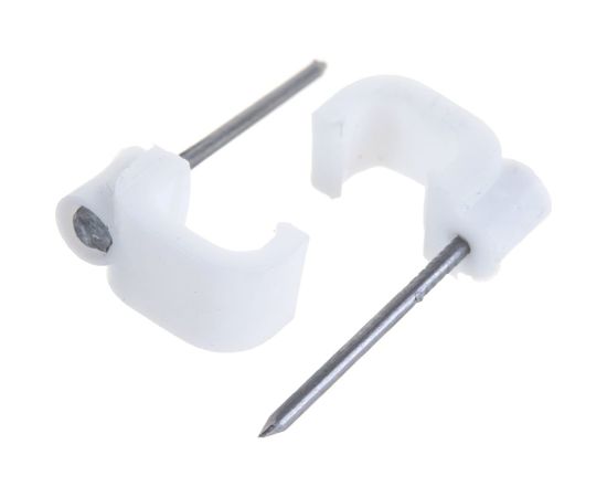 Скоба для кабеля, плоская Б 8мм, 50шт - пакет Tech-Krep 103658 – изображение 3