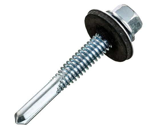 Кровельный саморез Tech-Krep оцин КРс ZP 5,5х32 удл. сверло 50 шт контейнер 142301 – изображение 3