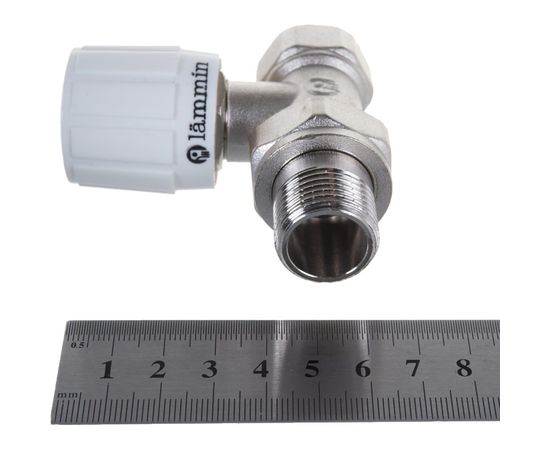 Регулирующий вентиль для радиатора LAMMIN прямой, 1/2" LM21043000015 – изображение 3