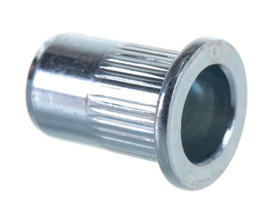 Заклепка с внутренней резьбой цилиндрический бортик Kenner Белый цинк м8х1,25х18 350шт зрц8 – изображение 6