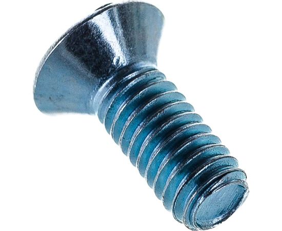 Винт Tech-Krep DIN965 с потайной головкой, оцинкованный М4х10 10 шт - пакет 102988 – изображение 3