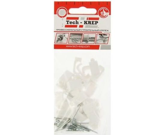 Скоба для кабеля, плоская Б 8мм, 50шт - пакет Tech-Krep 103658 – изображение 4